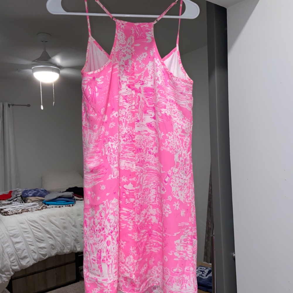 Lily Pultizer dusk silk dress, size xs - Picture 4 of 5